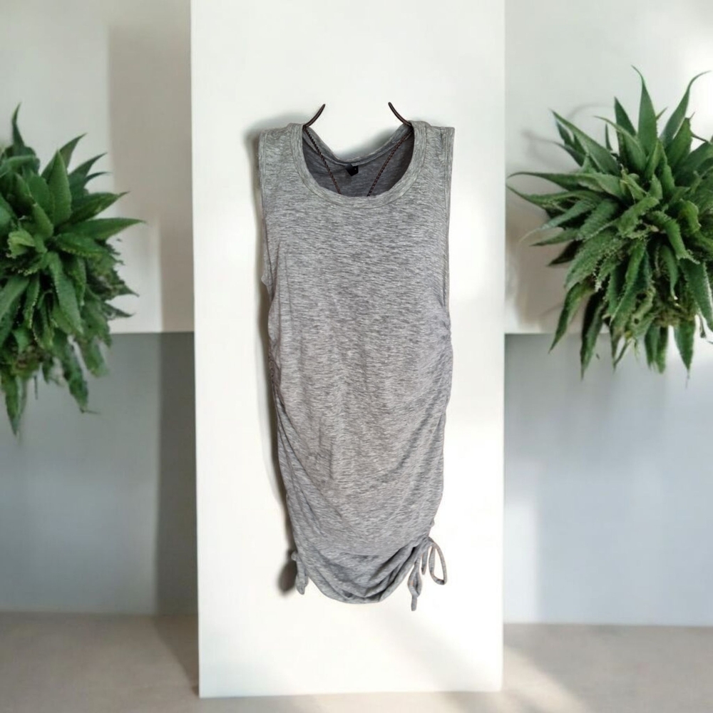 Gray Sleeveless Top